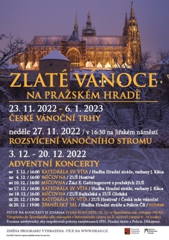 В Чехии можно бесплатно посетить Адвент-концерты в Пражском Граде — фото 1