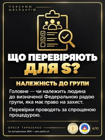 У чому різниця між статусом S та притулком у Швейцарії: усі відповіді в детальній інфографіці — фото 5