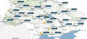 Карта погоди в Україні 12 липня