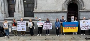 Акція протесту українців в Ірландії