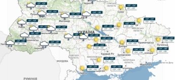 Карта погоди в Україні 7 серпня