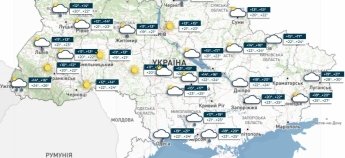 Карта погоди в Україні 23 липня