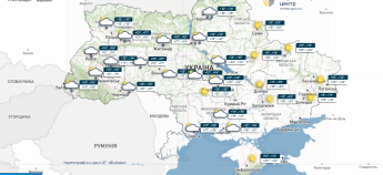 Карта погоди 9 жовтня