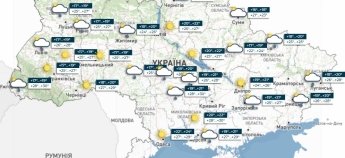 Карта погоди в Україні 16 липня