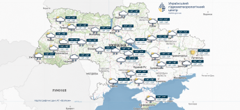 Карта погоди в Україні 21 вересня