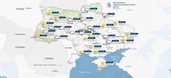 Карта погоди в Україні 19 вересня