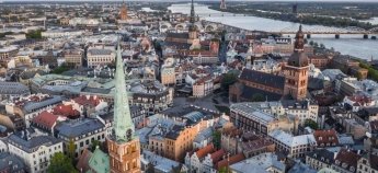 Рига вид з гори