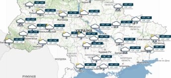 Карта погоди в Україні 10 липня