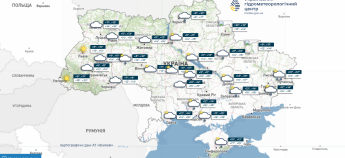 Карта погоди в Україні 21 жовтня