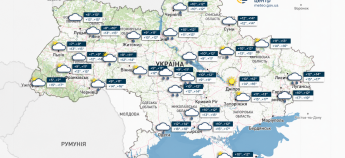 Карта погоди 24 вересня в Україні