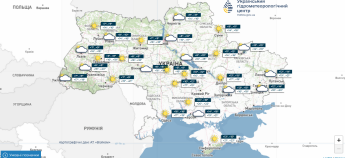 Карта погоди 10 жовтня