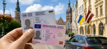 Водійські права України та Латвії