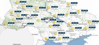 Карта погоди в Україні 6 серпня