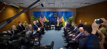 Зеленський та Трамп на полях саміту НАТО 8 липня