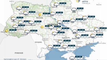 Карта погоди в Україні 4 липня