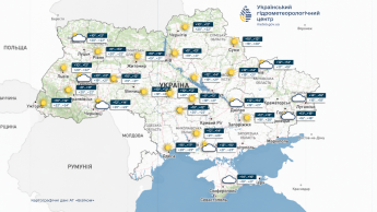 Карта погоди в Україні 16 вересня