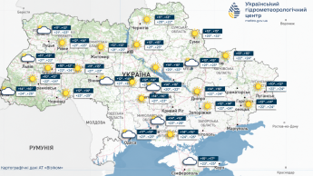 Карта погоди в Україні 20 вересня