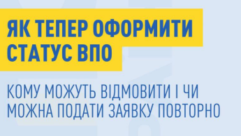 Оформлення статусу ВПО