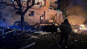 Зруйнований дім у Києві після атаки РФ 19 липня