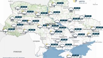 Карта погоди в Україні 10 липня