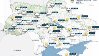Карта погоди в Україні 3 липня