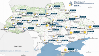 Карта погоди в Україні 18 вересня