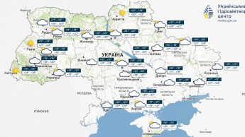 Карта погоди в Україні 27 серпня
