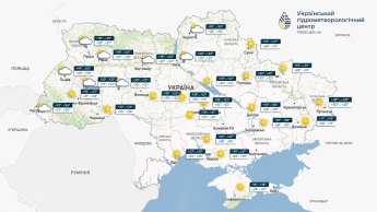 Карта погоди в Україні 21 серпня