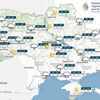 Погода в Україні 21 липня