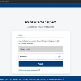 Фейкова сторінка податкової служби Італії
