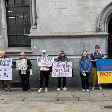 Акція протесту українців в Ірландії