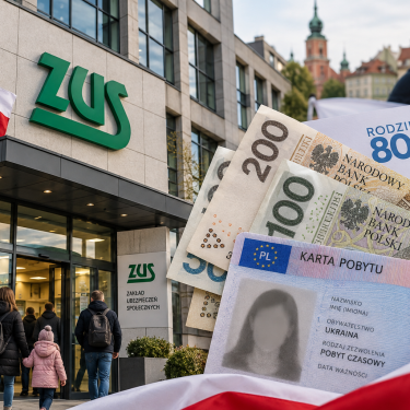 ZUS, выплаты и карта побыту в Польше