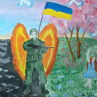 В Кракове собирают рисунки детей к годовщине полномасштабного вторжения