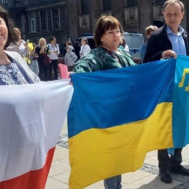 В Кракове открыли сквер «Свободной Украины»