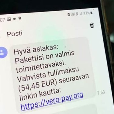 У Фінляндії шахраї розсилають повідомлення з того ж номера, що і справжні SMS пошти