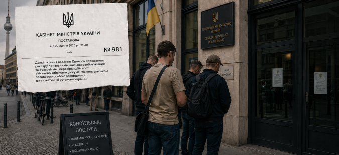 Громадяни України перед консульством