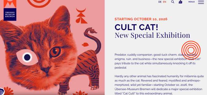 Виставка Cult Cat! у Übersee-Museum Bremen