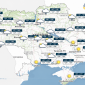 Карта погоды в Украине 1 сентября