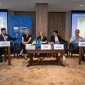 Тетяна Кірієнко заступниця голови Мінсоцу на брифінгу