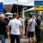 Украинцы на границе с Польшей