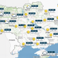 Карта погоды в Украине 17 сентября