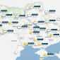 Карта погоды в Украине 31 августа