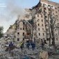 Зруйнований дім у Києві після ракетної атаки Росії 2 липня